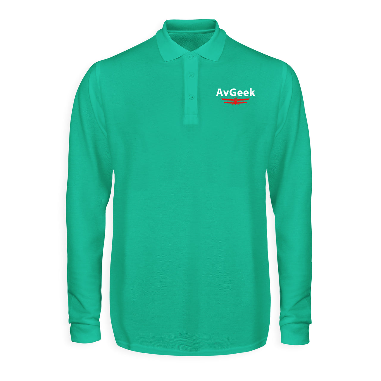 Avgeek Designed Long Sleeve Polo T-Shirts