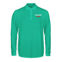 Thumbnail for Avgeek Designed Long Sleeve Polo T-Shirts