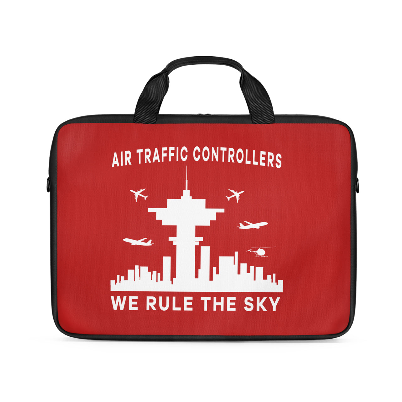 Air Traffic Controllers - We Rule The Sky Designed Laptop & Tablet Bags