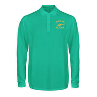 Thumbnail for Born To Hover Designed Long Sleeve Polo T-Shirts