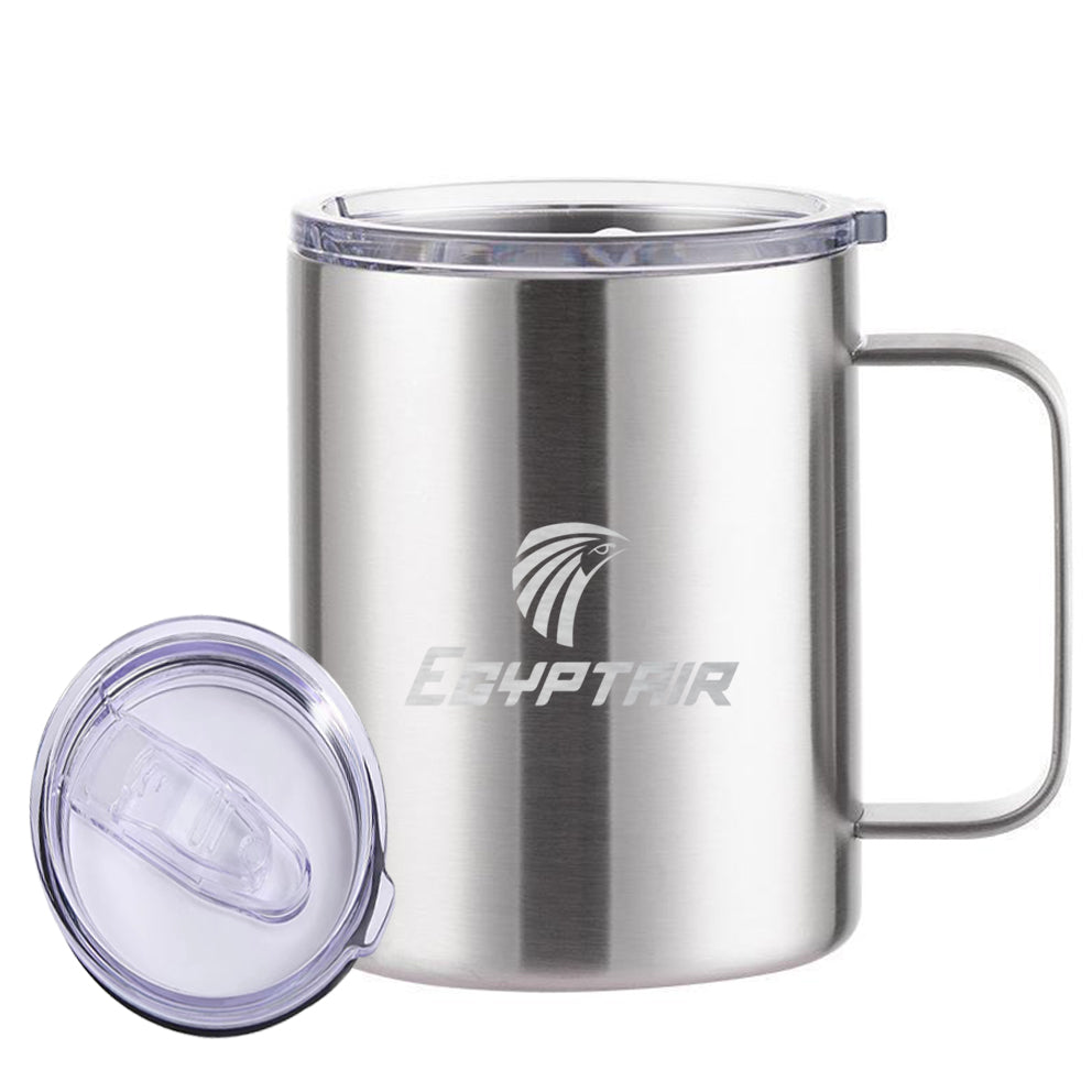 Egyptair Airlines Designed Stainless Steel Laser Engraved Mugs