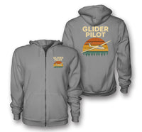 Thumbnail for Retro Glider Designed Zipped Hoodies