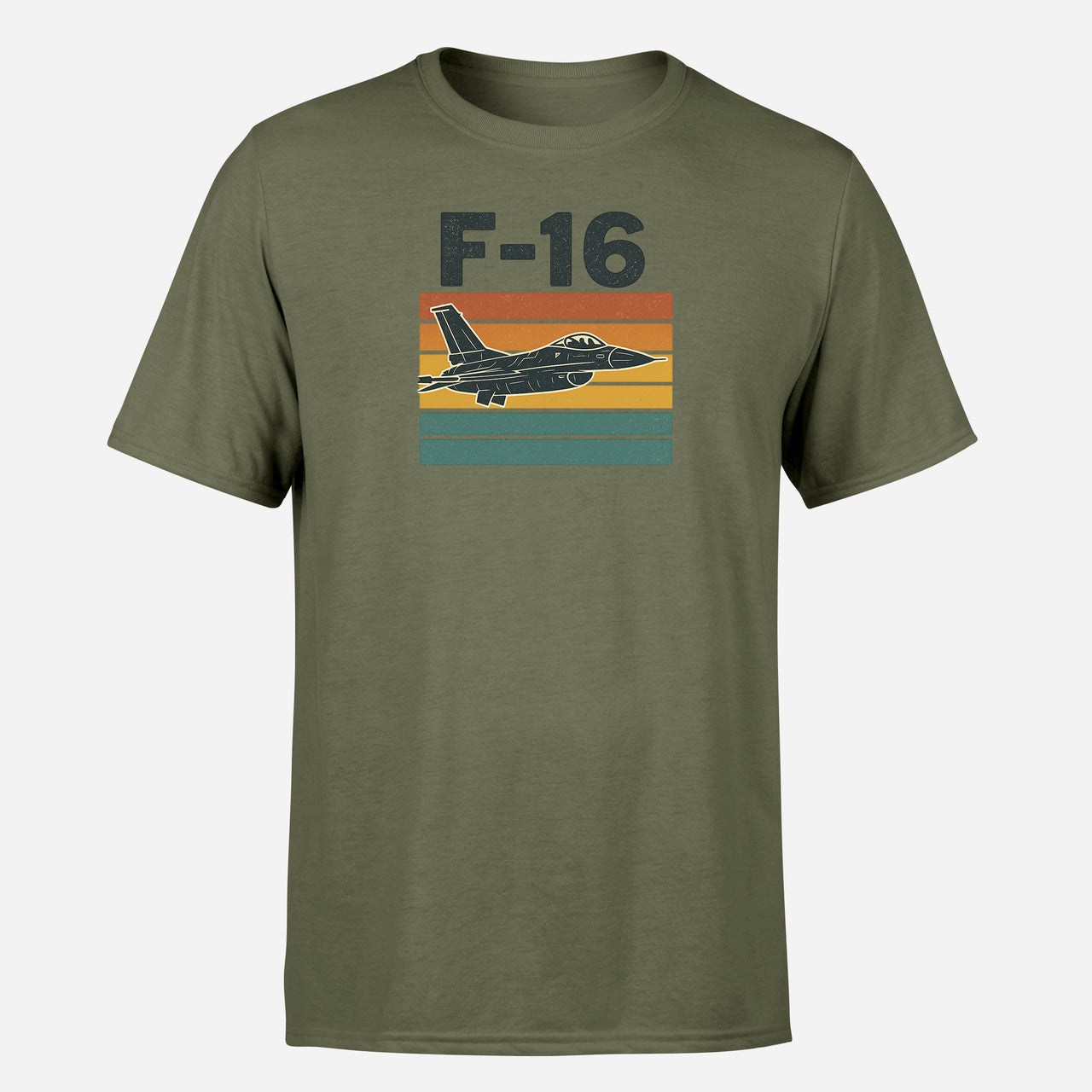 Retro Fighter Jet F16 Design Super Quality T-Shirts