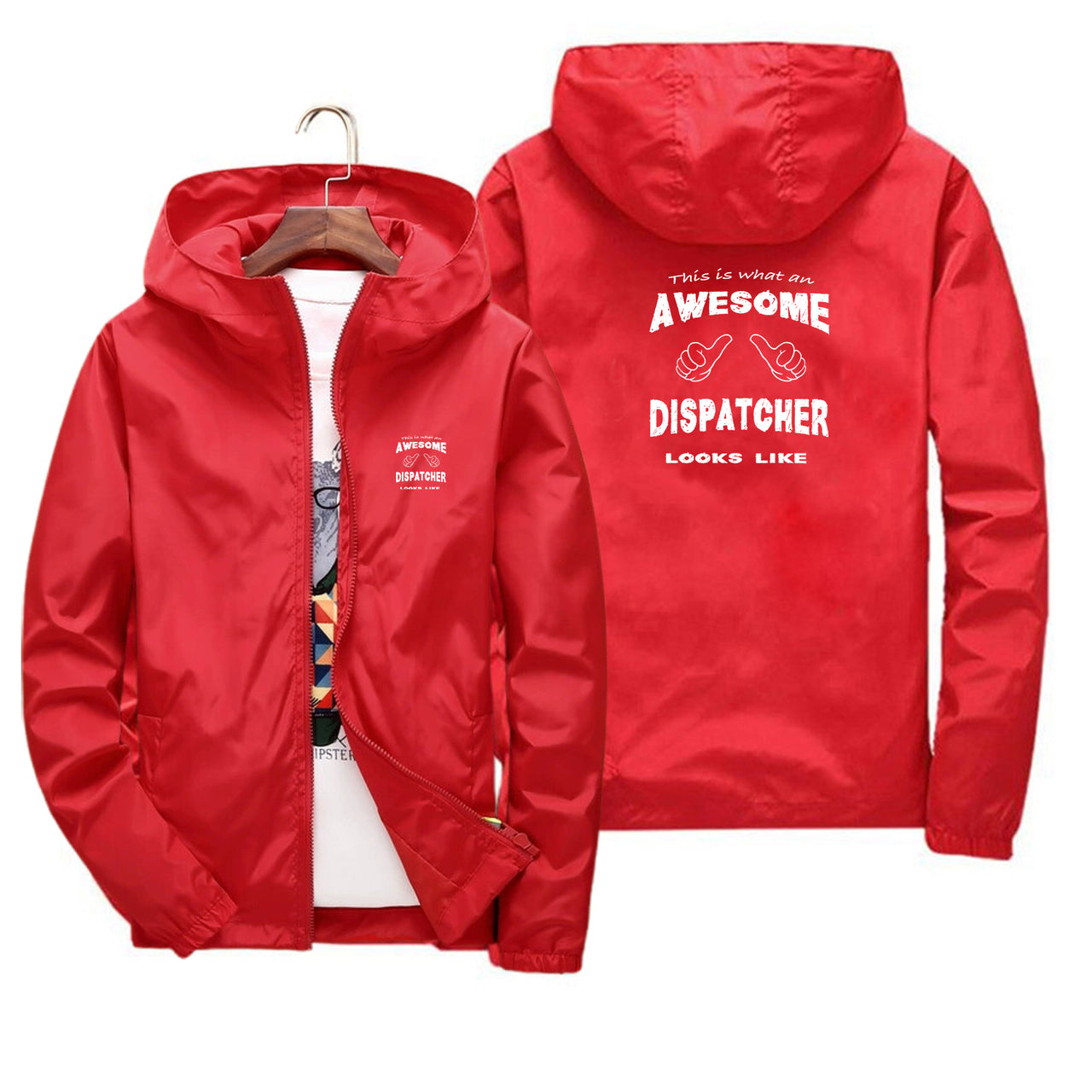 Dispatcher Designed Thin Windbreaker Jackets