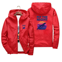 Thumbnail for Fly The Night Designed Thin Windbreaker Jackets