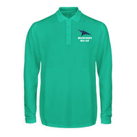 Thumbnail for The Sukhoi SU-35 Designed Long Sleeve Polo T-Shirts