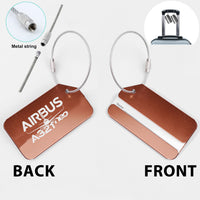 Thumbnail for Amazing Airbus A321neo Designed Fashion Metal Luggage Tags