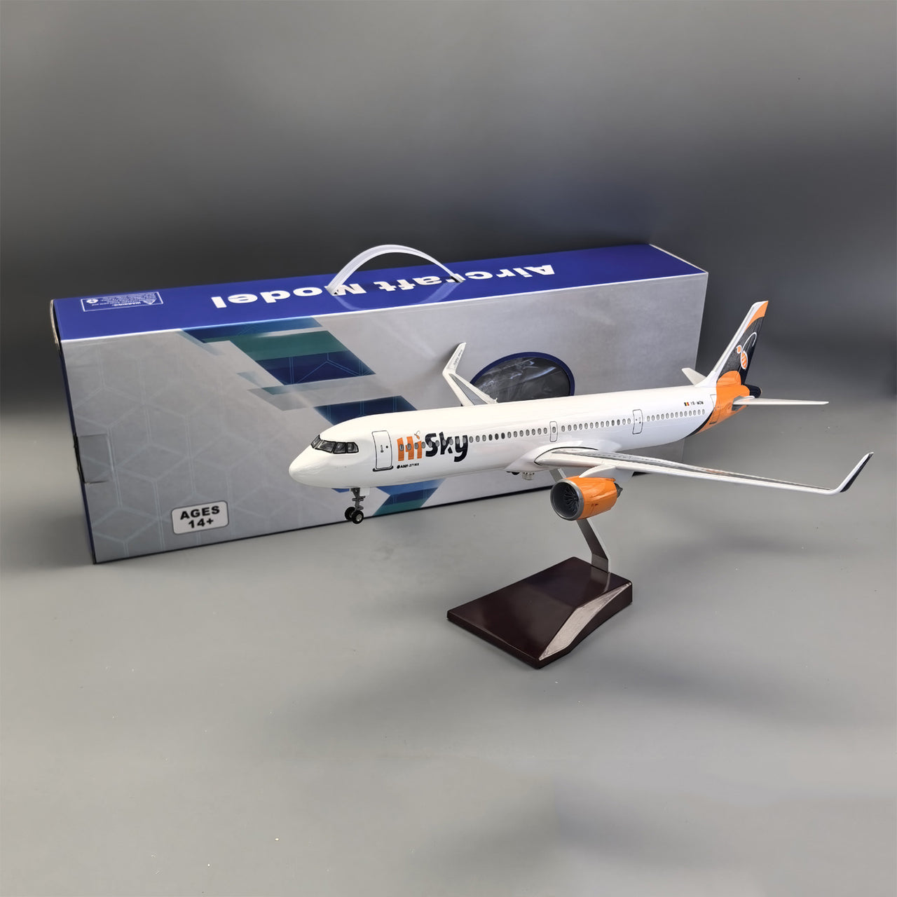 HiSky Europe Airbus A321neo Airplane Model (Special 45CM)