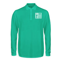 Thumbnail for Planespotting Designed Long Sleeve Polo T-Shirts