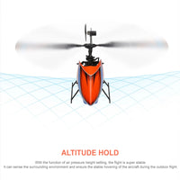 Thumbnail for XK K127 4CH 6-axis Gyro Single Blade RC Helicopter RTF Remote Control Toy For Beginners