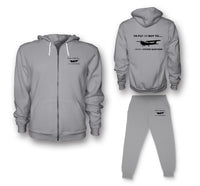 Thumbnail for To Fly or Not To What a Stupid Question Designed Zipped Hoodies & Sweatpants Set