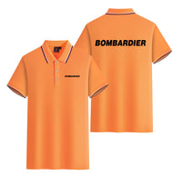 Thumbnail for Bombardier & Text Designed Stylish Polo T-Shirts (Double-Side)