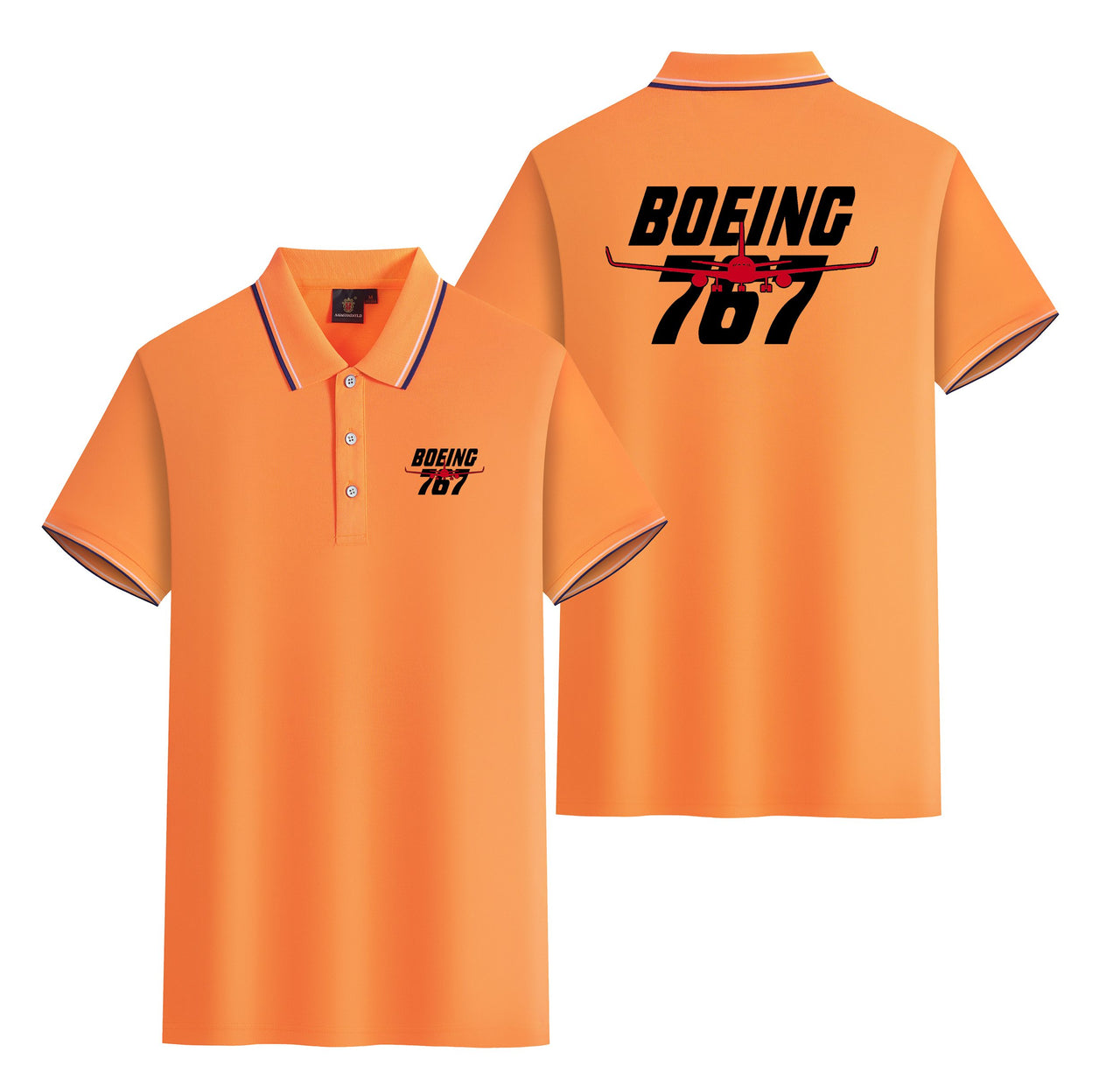 Amazing Boeing 767 Designed Stylish Polo T-Shirts (Double-Side)