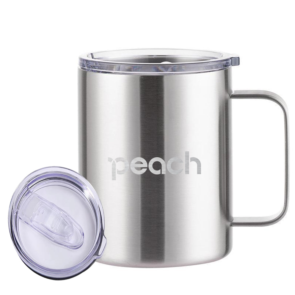 Peach Airlines Designed Stainless Steel Laser Engraved Mugs