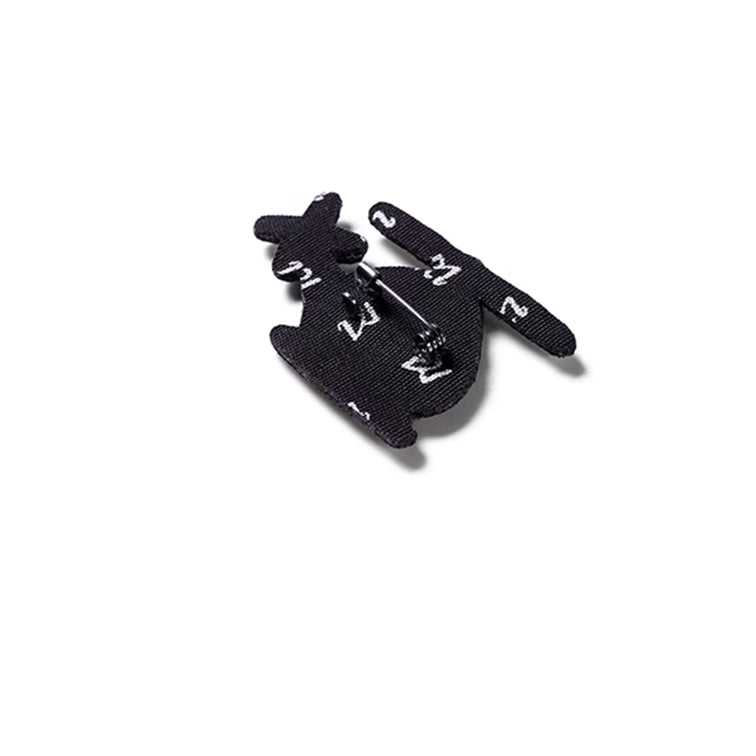 Helicopters Embroidery Brooches