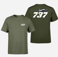 Thumbnail for Super Boeing 737-800 Designed Double-Side T-Shirts