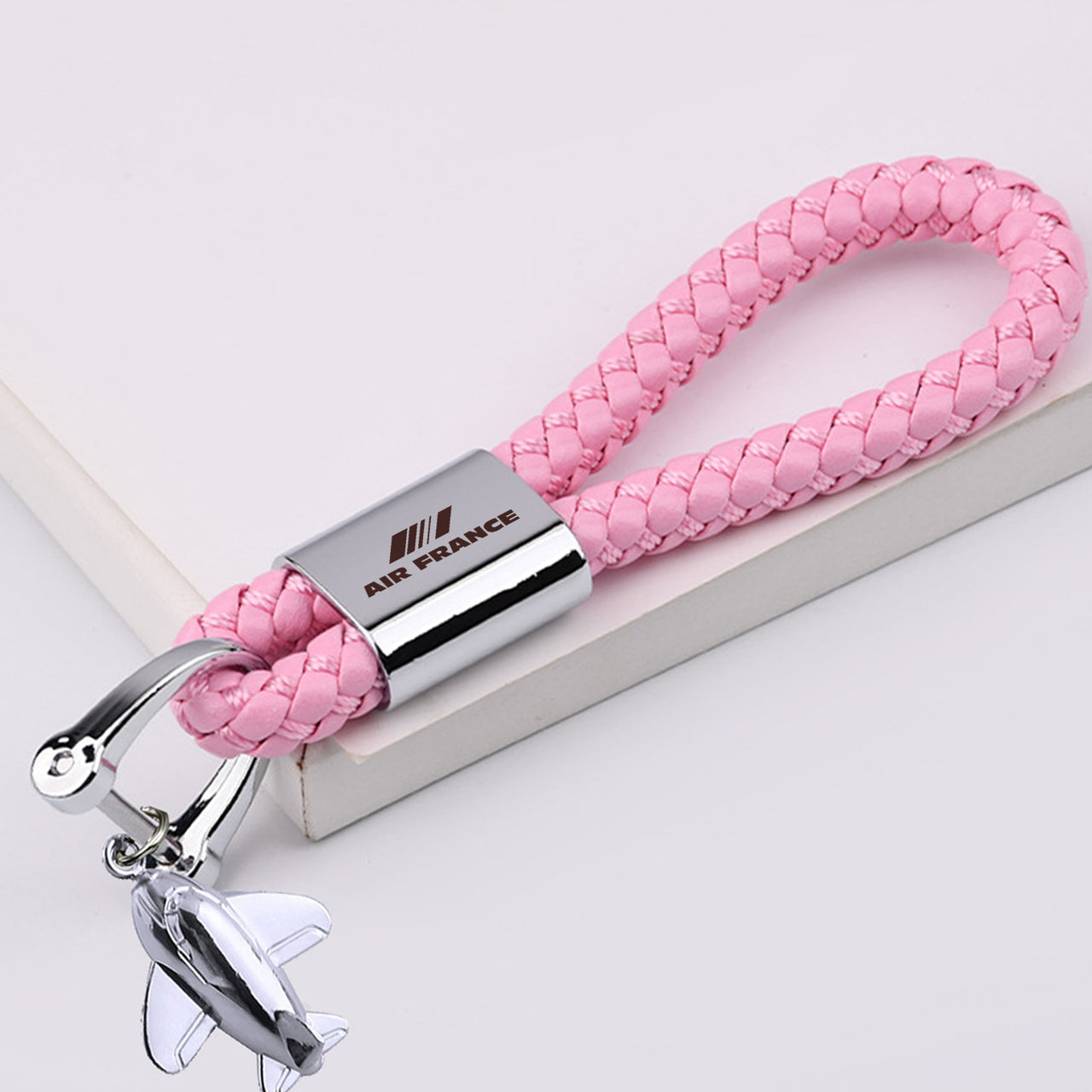 Air France Airlines Designed Leather Car Key Chains