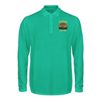 Thumbnail for Retro Piper PA-28 Designed Long Sleeve Polo T-Shirts