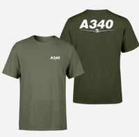 Thumbnail for Super Airbus A340 Designed Double-Side T-Shirts