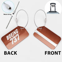 Thumbnail for Amazing Boeing 737 Designed Fashion Metal Luggage Tags