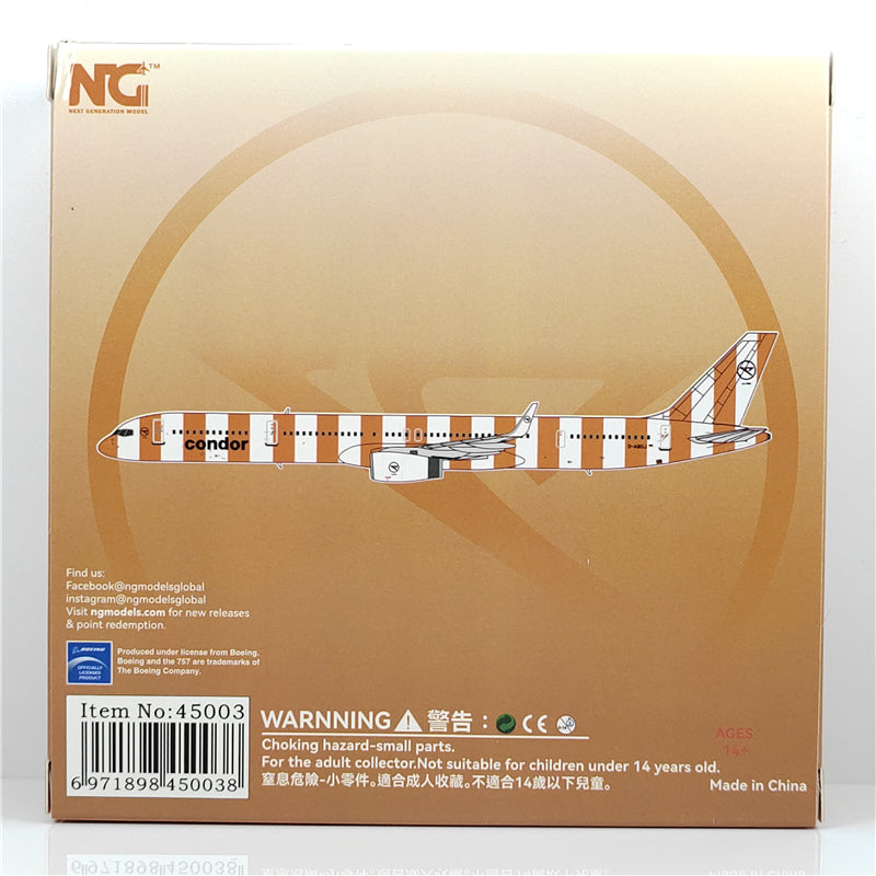 Condor Airlines Boeing B757-300 D-ABOJ Airplane Model (1:400 Scale)