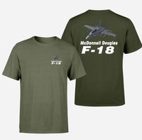 Thumbnail for The McDonnell Douglas F18 Designed Double-Side T-Shirts