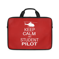 Thumbnail for Student Pilot (Helicopter) Designed Laptop & Tablet Bags