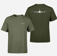 Thumbnail for Boeing 747 Silhouette Designed Double-Side T-Shirts