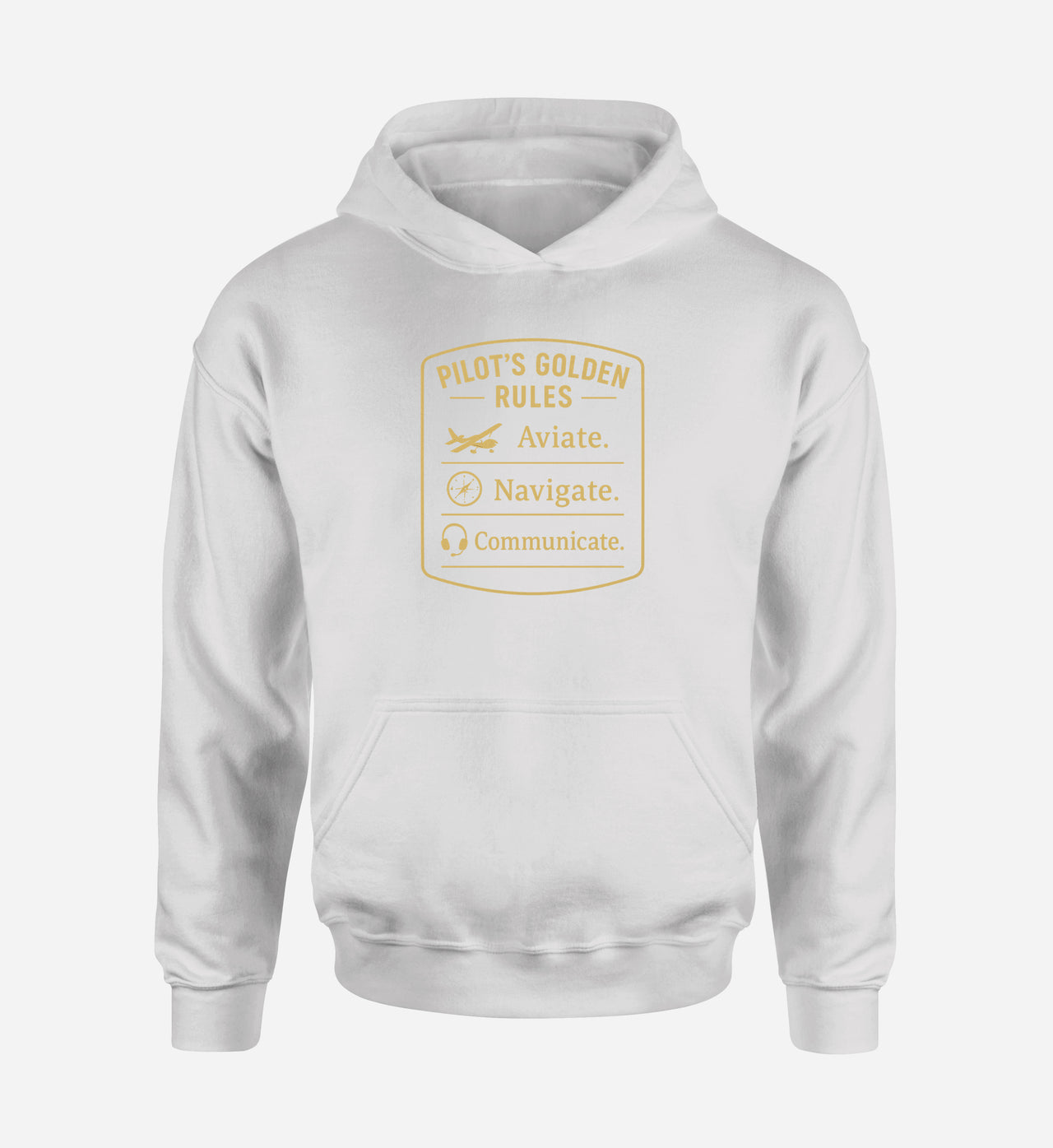 Pilot's Golden Rules Designed Hoodies