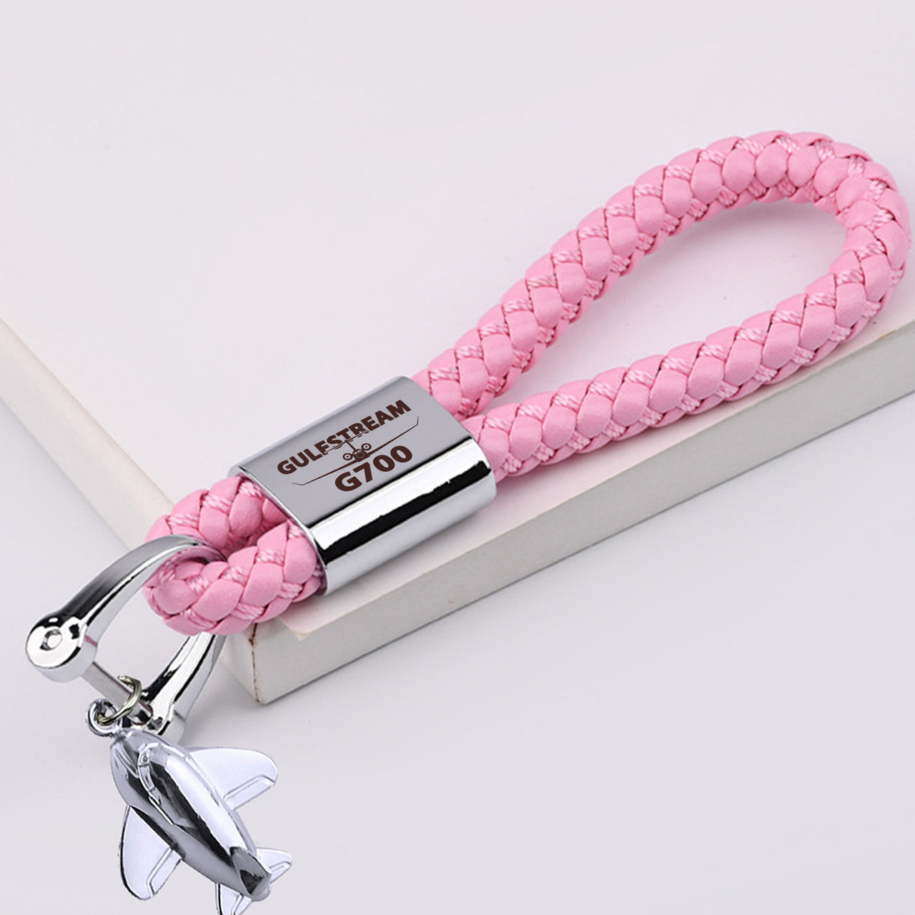 Amazing Gulfstream G700 Designed Leather Car Key Chains