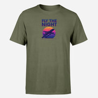Thumbnail for Fly The Night Design Super Quality T-Shirts
