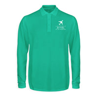 Thumbnail for I Love The Smell Of Jet Fuel In The Morning Designed Long Sleeve Polo T-Shirts