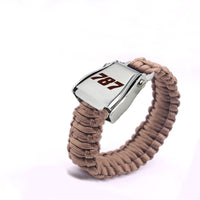 Thumbnail for 787 Flat Text Design Airplane Seat Belt Bracelet