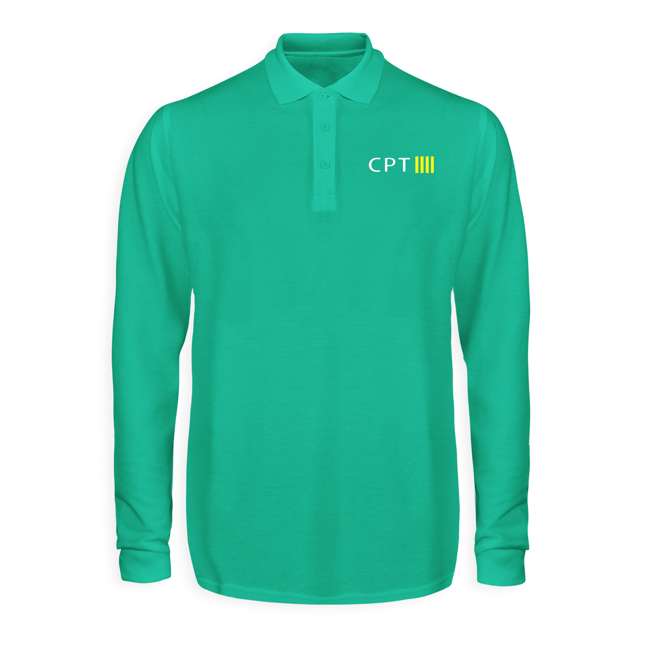CPT & 4 Lines Designed Long Sleeve Polo T-Shirts