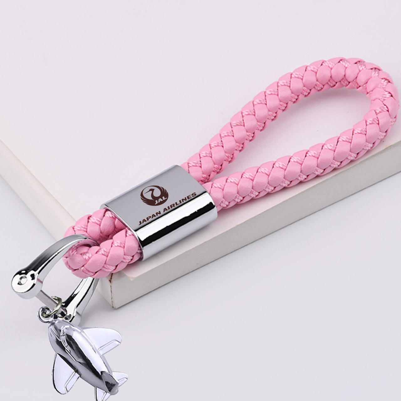 Japan Airlines Designed Leather Car Key Chains