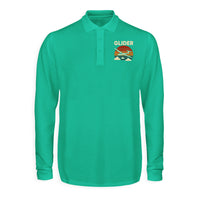 Thumbnail for Retro I Love Gliding Designed Long Sleeve Polo T-Shirts