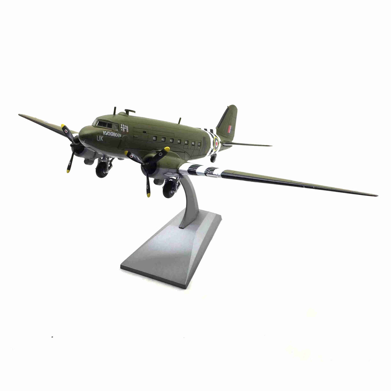 1/100 Douglas C-47 Skytrain Military Transport Aircraft Airplane Model