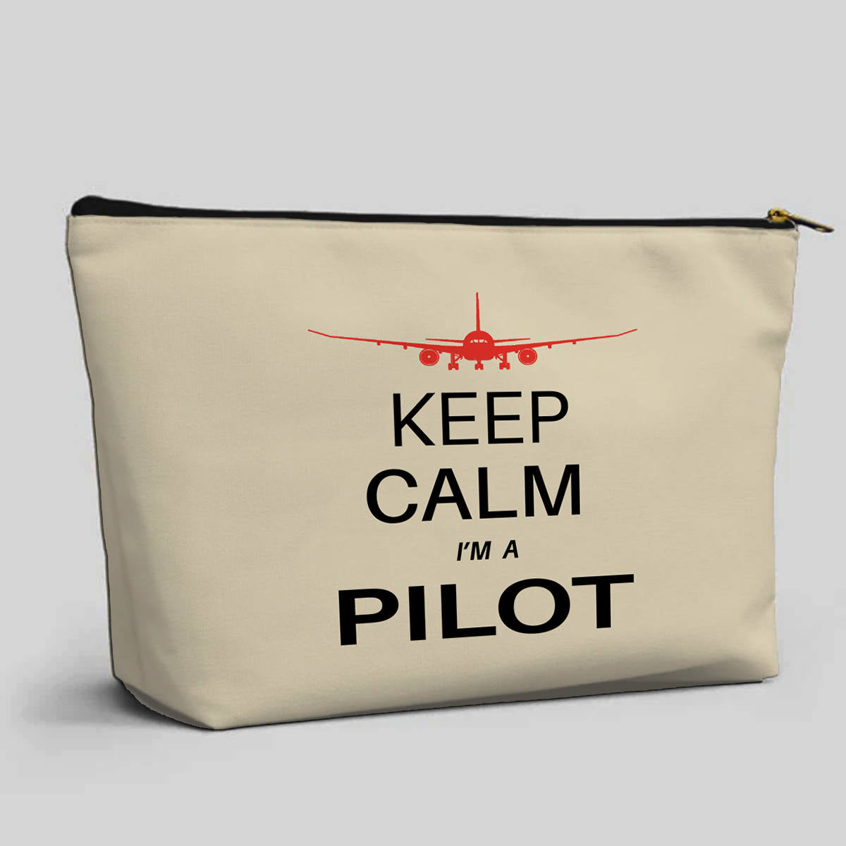 Pilot (777 Silhouette) Designed Zipper Pouch