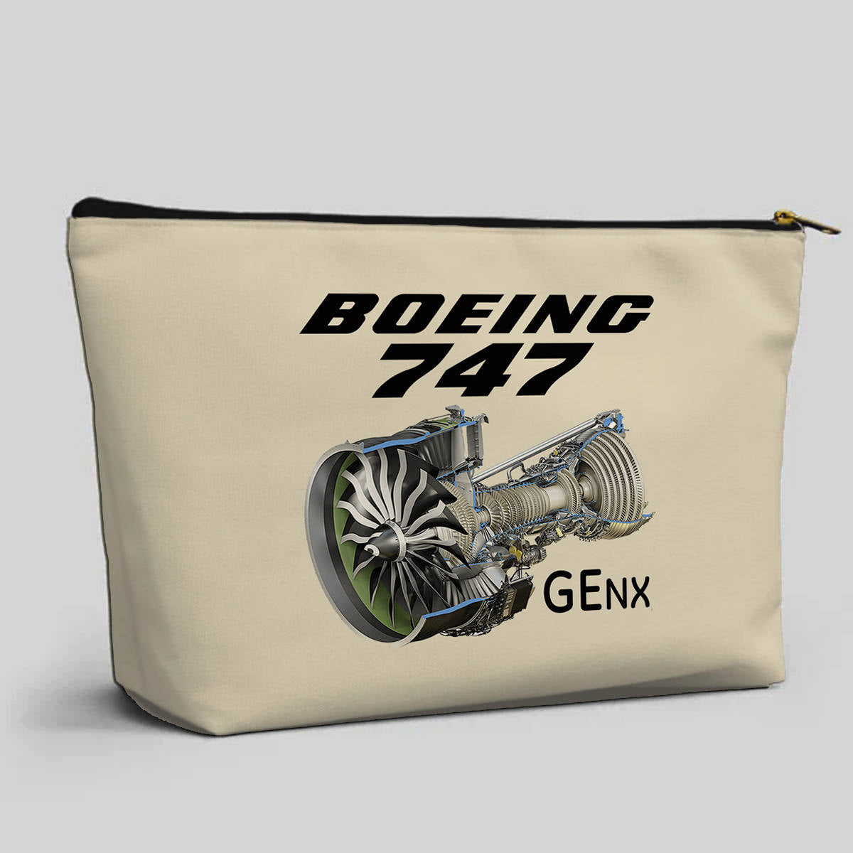 Boeing 747 & GENX Engine Designed Zipper Pouch
