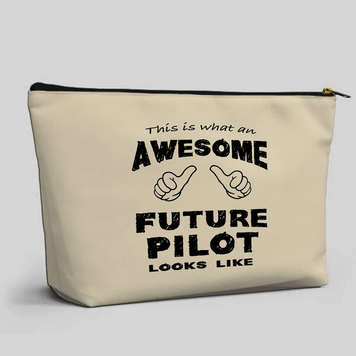 Future Pilot Designed Zipper Pouch