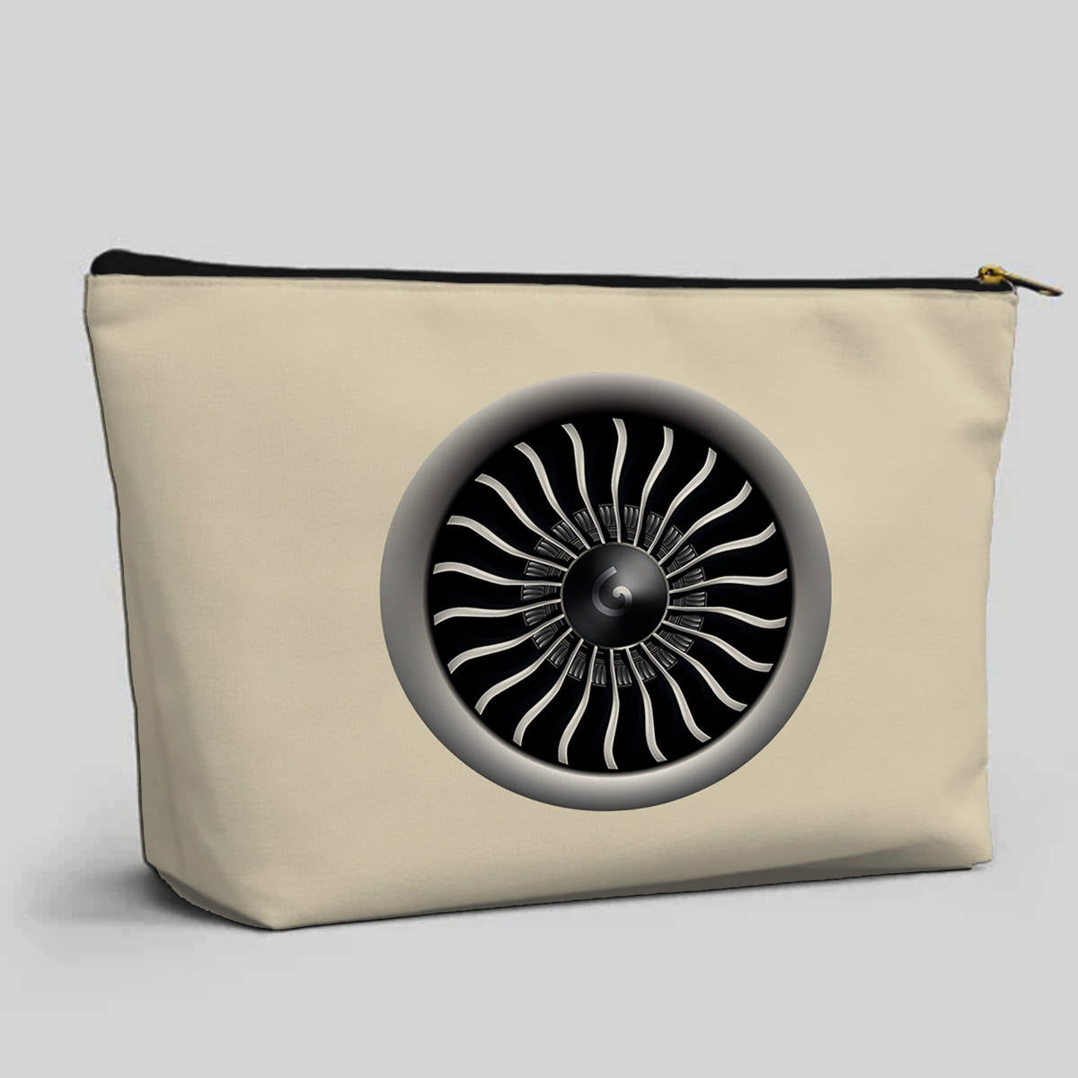 Super Cool Jet Engine Designed Zipper Pouch
