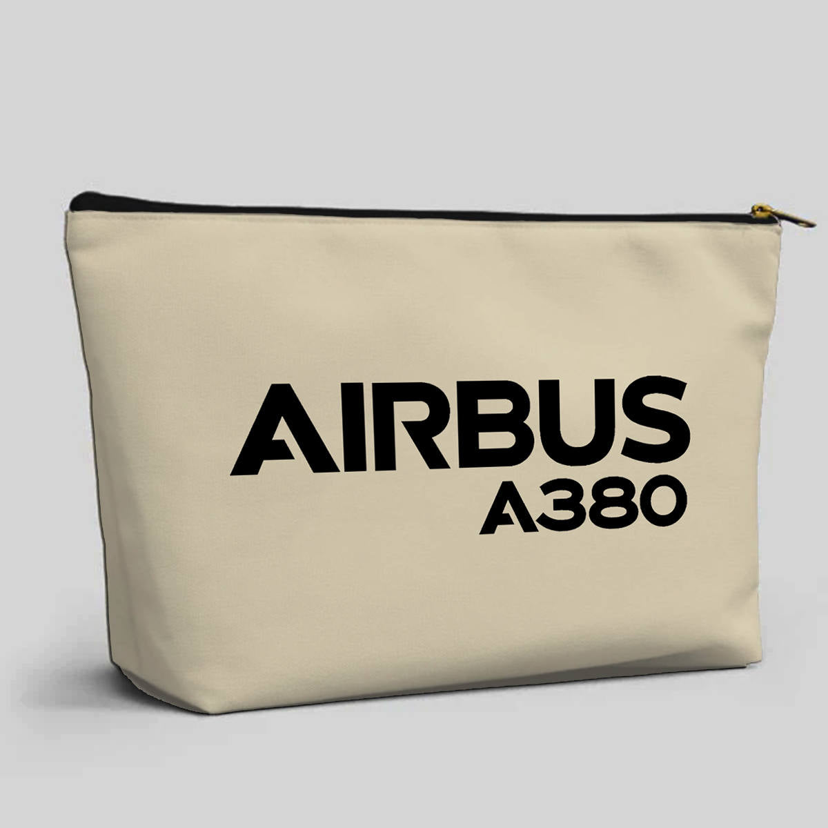 Airbus A380 & Text Designed Zipper Pouch