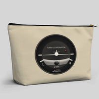 Thumbnail for Airplane Instruments (Turn Coordinator) Designed Zipper Pouch