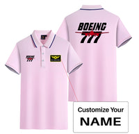 Thumbnail for Amazing Boeing 777 Designed Stylish Polo T-Shirts (Double-Side)