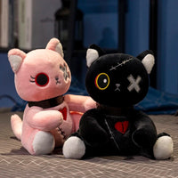 Thumbnail for Spooky Gothic Cat Plush/Stuffed Toys, Cute Horror Cat Doll