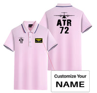 Thumbnail for ATR-72 & Plane Designed Stylish Polo T-Shirts (Double-Side)