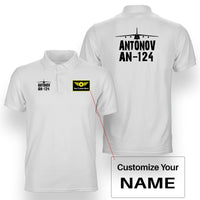 Thumbnail for Antonov AN-124 & Plane Designed Double Side Polo T-Shirts