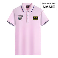 Thumbnail for Boeing 737+Text & CFM LEAP-1 Engine Designed Stylish Polo T-Shirts