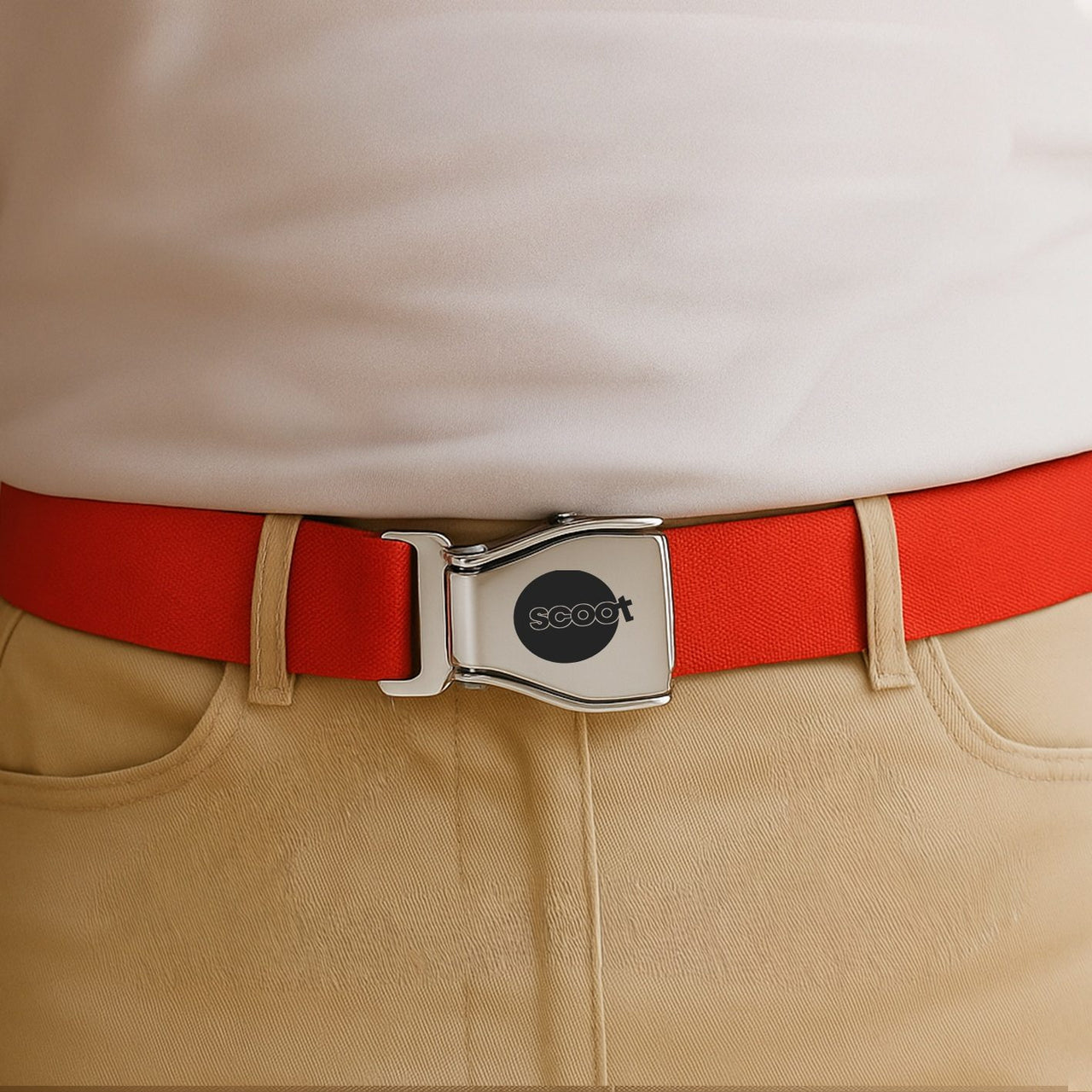 Scoot Airlines Designed Fashion Airplane Seat Belts