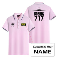 Thumbnail for Boeing 717 & Plane Designed Stylish Polo T-Shirts (Double-Side)